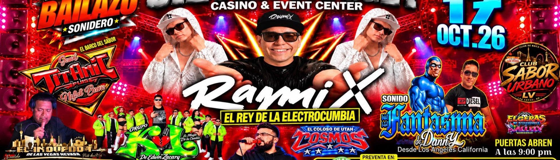 Tremendo Bailazo Sonidero: Raymix, Sonido El Fantasma y más