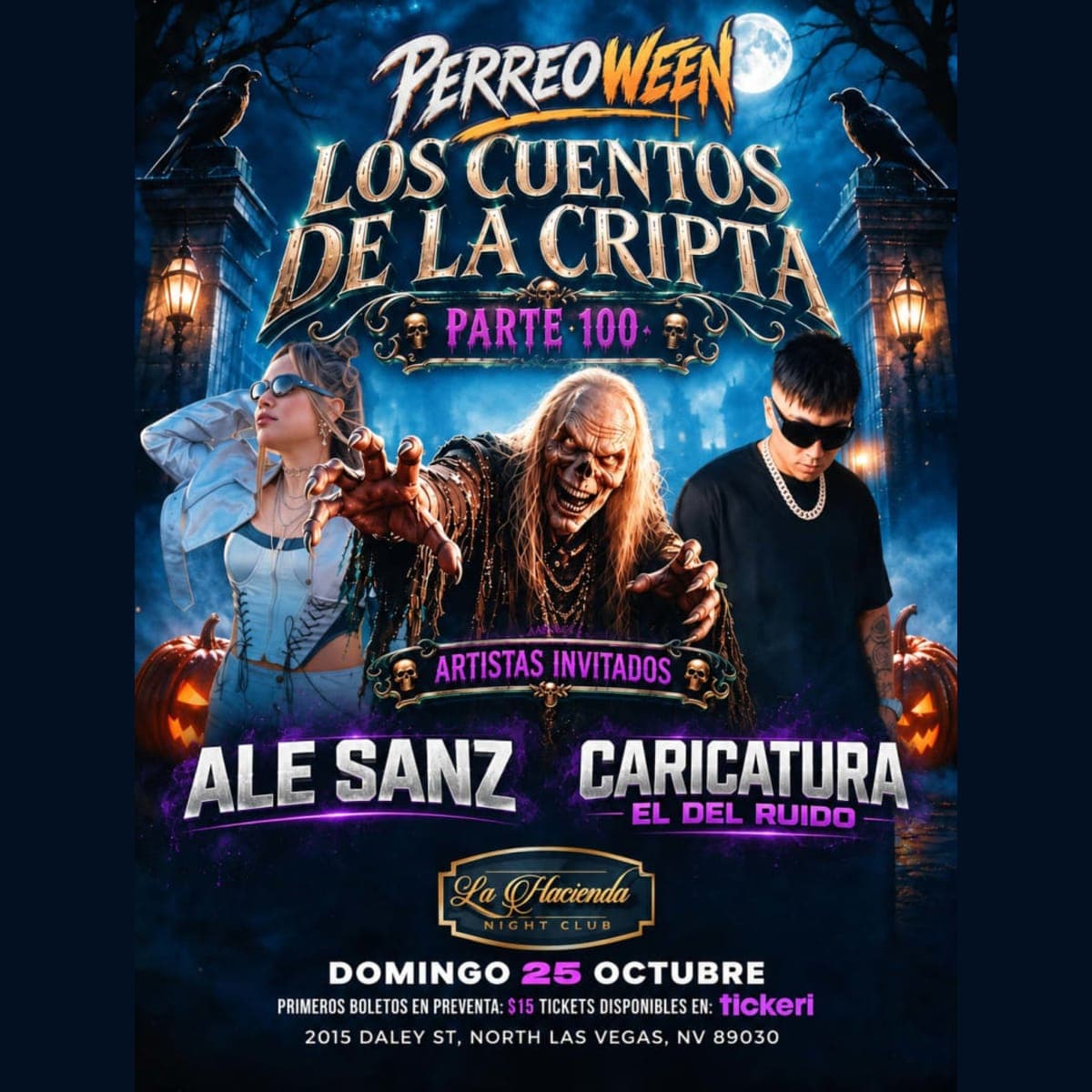 Perreoween: Los Cuentos de la Cripta, Ale Sanz y Caricatura